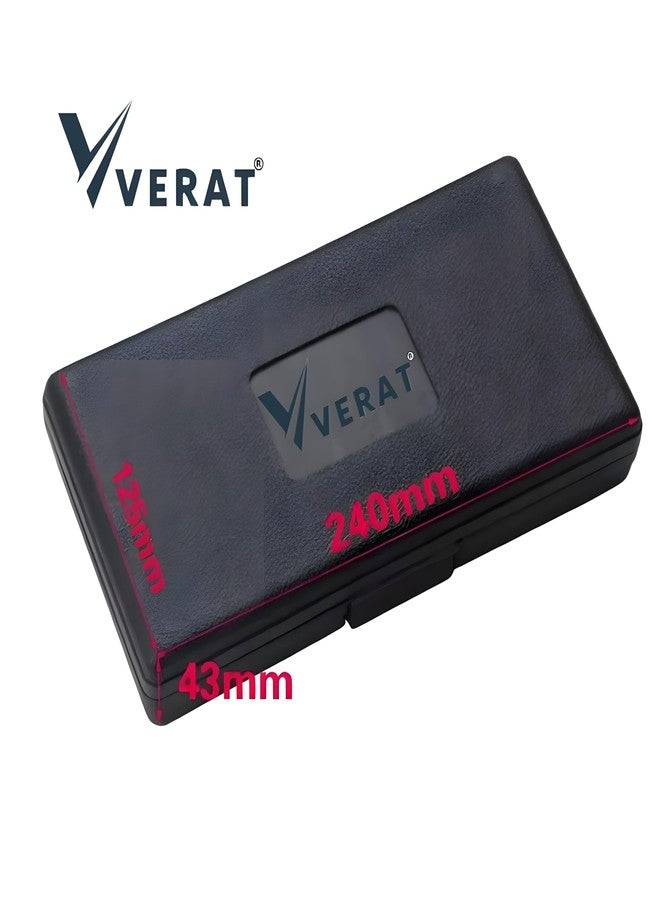 VERAT طقم أدوات يدوية من فولاذ الكروم والفاناديوم من فيرات، 46 في 1 - مجموعة مفاتيح ربط متعددة الأغراض مع مجموعة مقابس دقيقة - Image 4